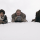 Thandie Newton, Woody Harrelson, and Alden Ehrenreich in Solo.